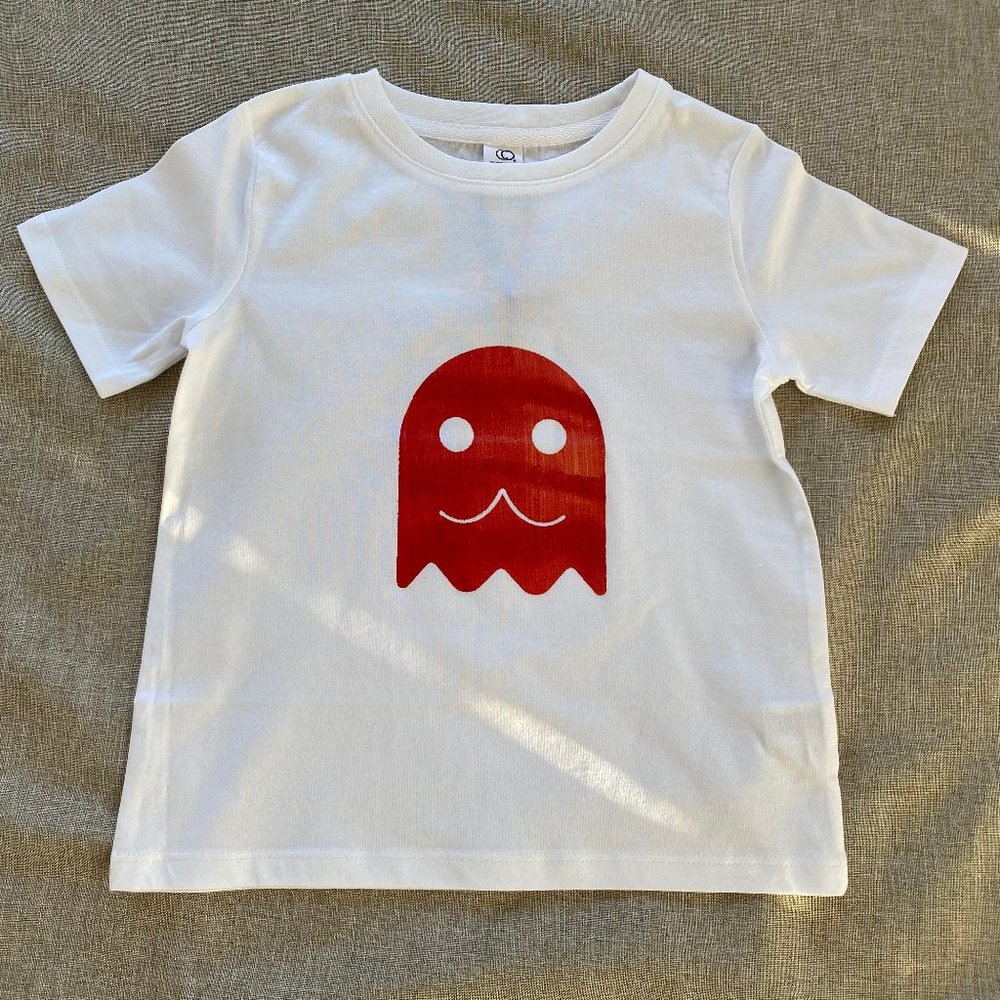 GHOSTIE TEE IN RED